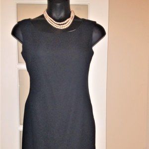 Maggie London Black After-5 Midi Dress Size 8
